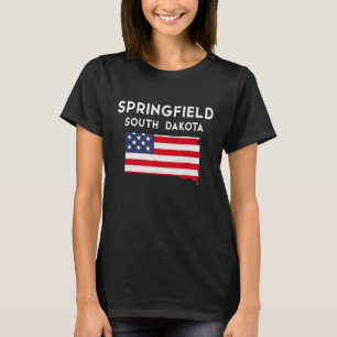 T-shirt Springfield South Dakota USA State America Travel