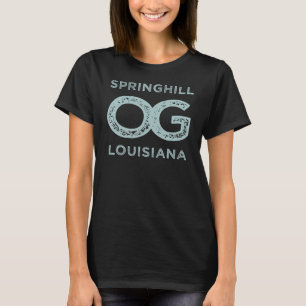 T-shirt Springhill Louisiana Montrer Votre Original Hometo