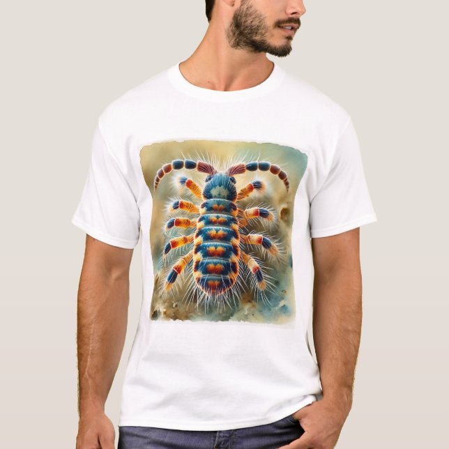 T-shirt Springtail Insect 270824IREF213 - Watercolor (Devant)