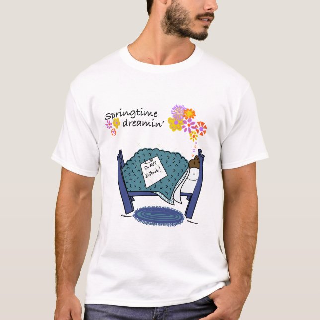 T-shirt Springtime Dreamin" Groundhog Day (Devant)