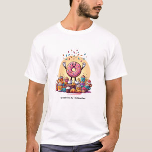 T-shirt SprinkJoy : Irrésistible Jour des beignes