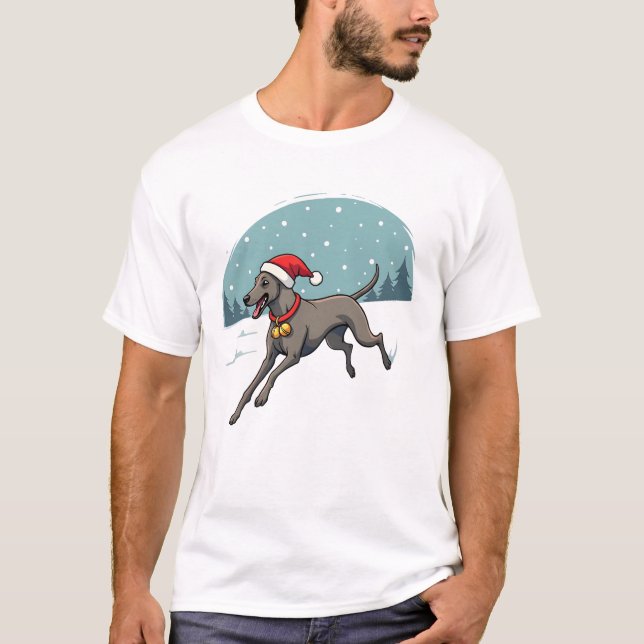 T-shirt Sprint Festif de Greyhound (Devant)