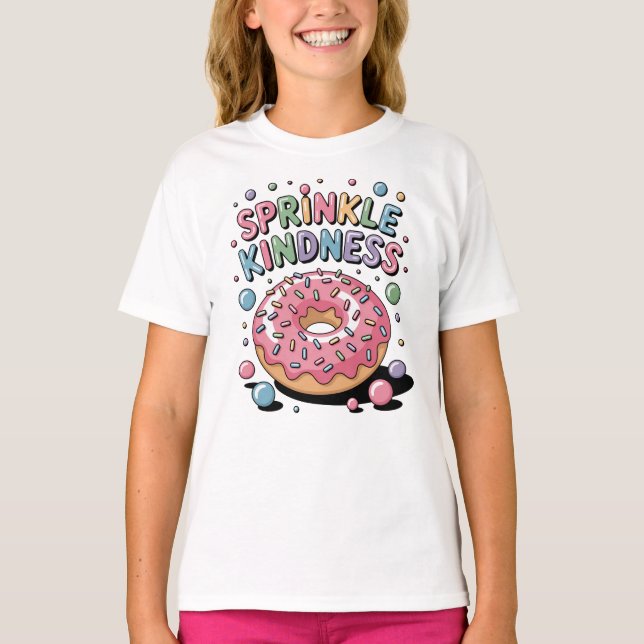 T-shirt Sprinter la gentillesse | Enfants Donut (Devant)