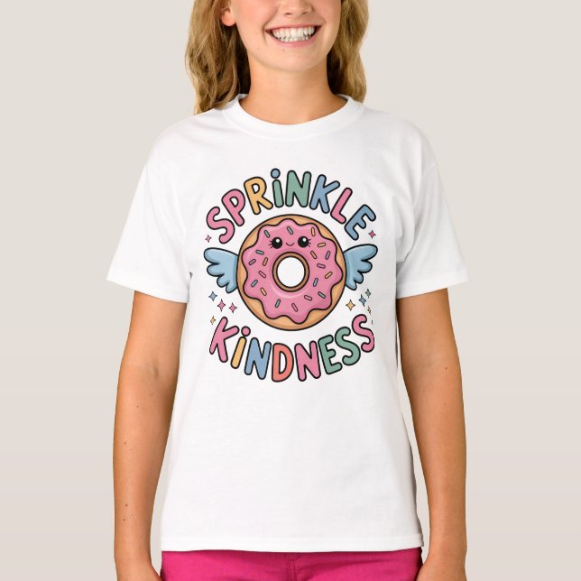 T-shirt Sprinter la gentillesse | Enfants Donut (Devant)