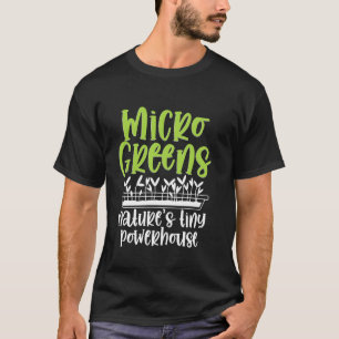 T-shirt Sprout Kale Eat Greens Végétal Urbain Agricole Mic