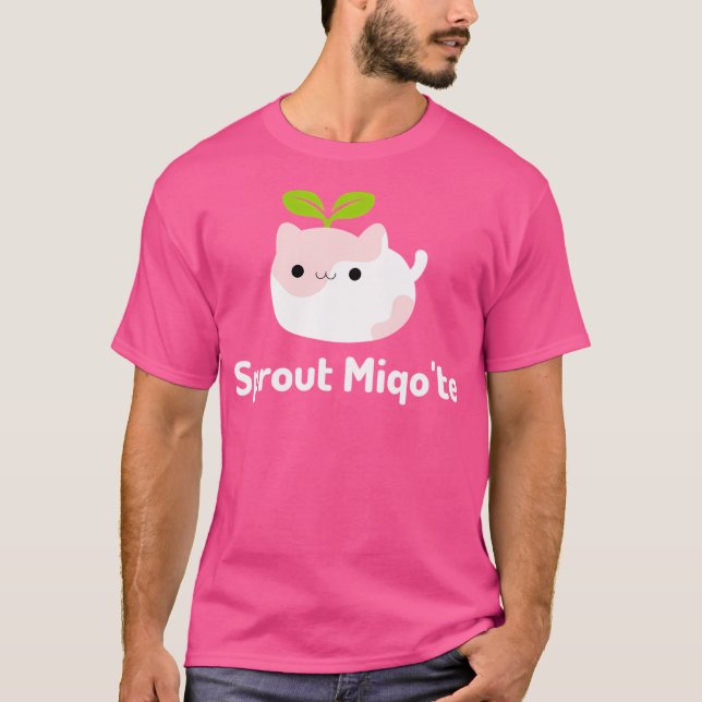 T-shirt Sprout Miqo'Te Ffxiv (Devant)