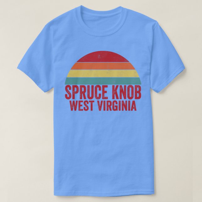 T-shirt Spruce Knob Virginie-Occidentale (Design devant)