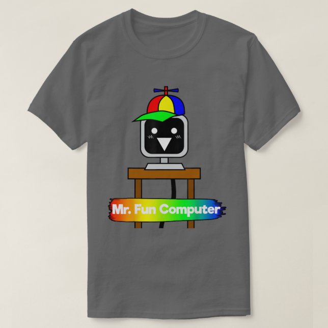 T-shirt Sprunki M. Fun Computer (Design devant)