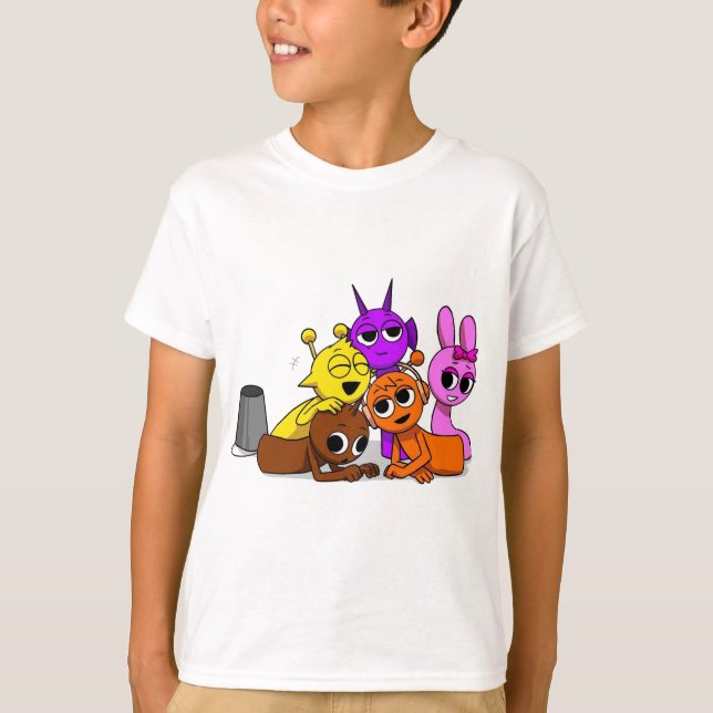 T-shirt Sprunki - Simon Brud Oren Durple (Devant)