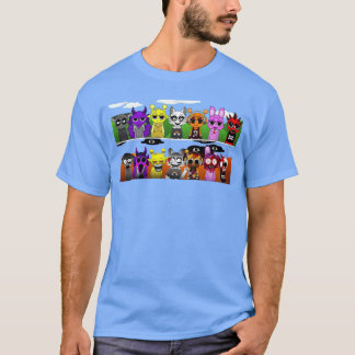 T-shirt Sprunky X Horror Sprunky Rejoyed Simon Jevin Funbo