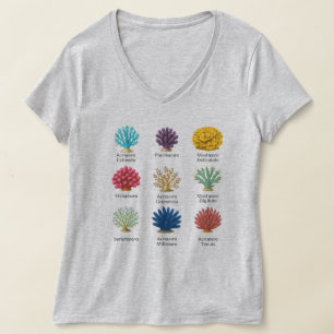 T-shirt SPS Coral ID Tee - shirt botanique Vintage