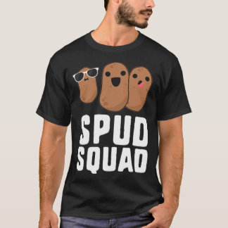 T-shirt Spud Squad Funny Potato T Ami plaisanter - 