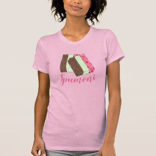 T-shirt Spumoni Italien Gelato Crème de glace Dessert Spum
