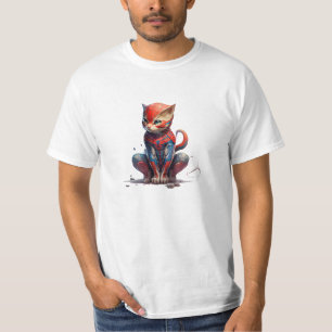 T-shirt Spunky Superhero : Spy Web-Sling Chat T