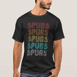 T-shirt Spurs Nom de famille I Love Spurs Vintag personnal