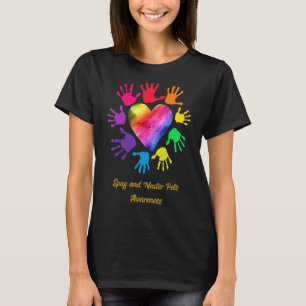 T-shirt Spy Et Neuter Les Mains De Sensibilisation Des Ani