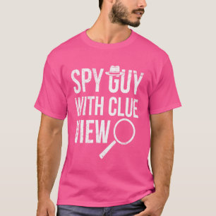 T-shirt Spy Guy Avec Clue View Pun Pour Une Investiga Priv