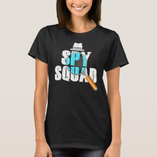 T-shirt Spy Squad Police Crime Investigateur Détection pri