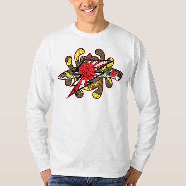T-shirt Spyderco couteaux Kamikaze Zero  (Devant)