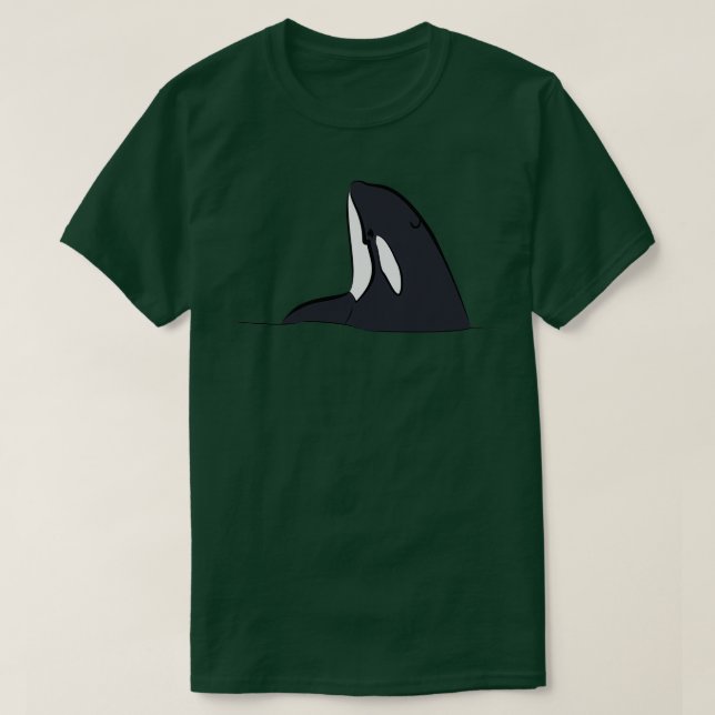 T-shirt Spyhoping sur la baleine tueuse (Design devant)