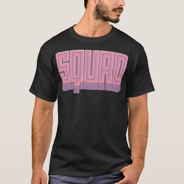 T-shirt SQUAD africa drôle - (Devant)