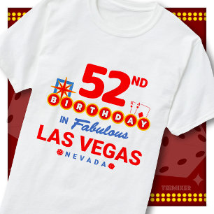 T-shirt Squad de fête pour les 52 ans avec un panneau de b