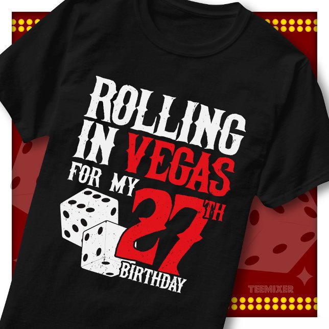T-shirt Squad de la Dice Party pour les 27 ans qui dévale  (Créateur téléchargé)