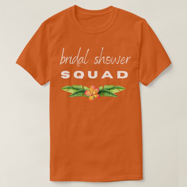 T-shirt SQUAD Enterrement de vie de jeune fille Drôle Week (Design devant)