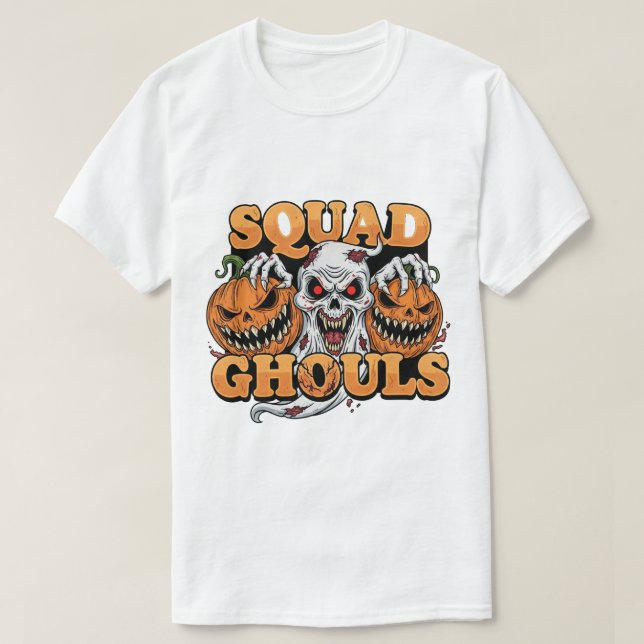T-shirt Squad Ghouls Halloween (Design devant)