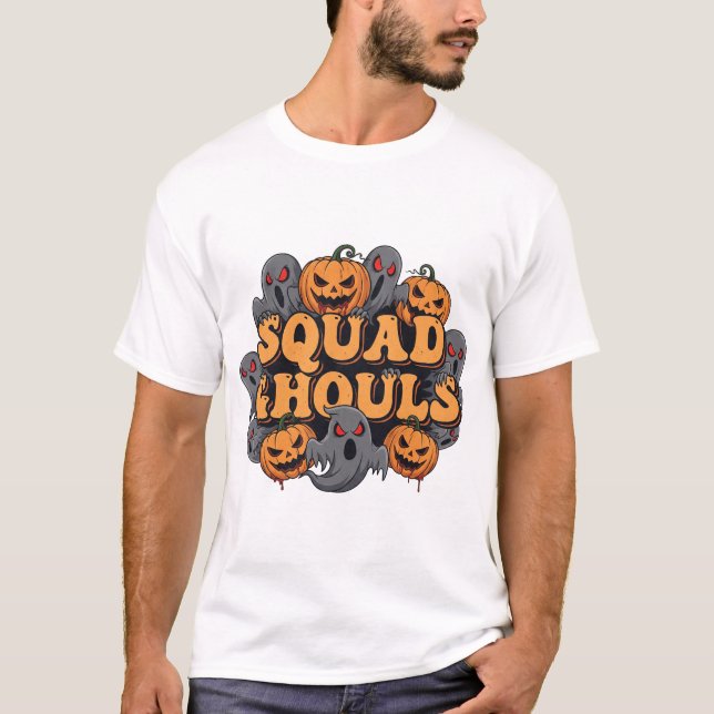 T-shirt Squad Ghouls - Rassemblement Halloween 6 (Devant)