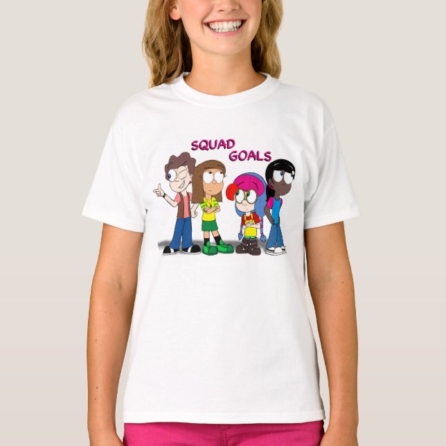 T-shirt Squad Goals Shirt (Girl’s) (Devant)