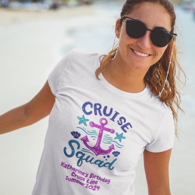 T-shirt Squad Group Friends Custom Birday Event (Créateur téléchargé)