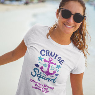 T-shirt Squad Group Friends Custom Birthday Event