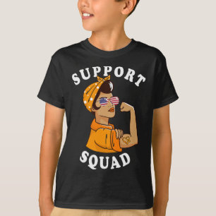 T-shirt Squad Orange Porte Mme Sclérose en plaques Sensibi