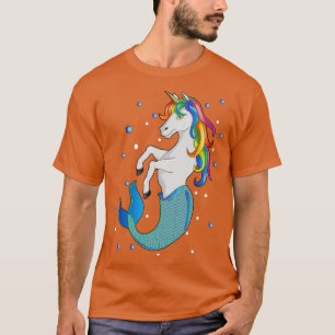 T-shirt Squad Rainbow Mermaid Unicorn Gift Cute Mermicorn