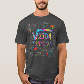 T-shirt Square Root Of 2704 52nd Birthday 52 Years old Bda