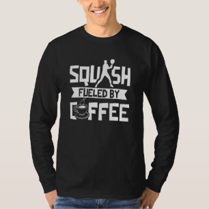 T-shirt Squash Alimenté Par Café Raquette Lecteur Coach