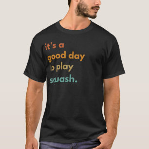 T-shirt Squash Smiles : Joueurs Jouer Tee pour Racquet Spo