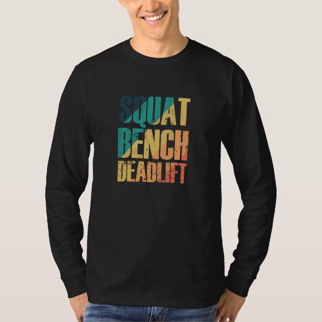 T-shirt Squat Bench Deadlift Bodybuilding Muscles (Devant)