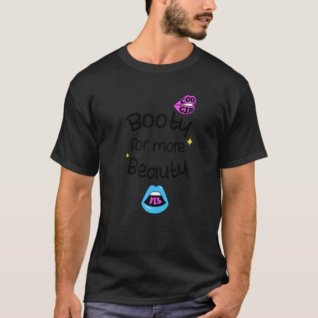 T-shirt Squat Big Hot Booty Pour Plus De Beauté Aesthétiqu (Devant)