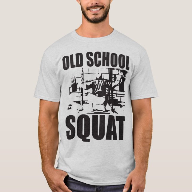 T-shirt Squat de la Vieille École (Devant)