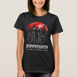 T-shirt Squatch Funny Bigfoot Papa Sasquatch Yeti Pères D