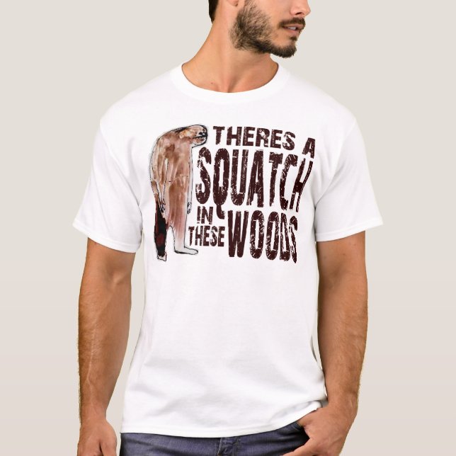 T-shirt SQUATCH mignon EN CES BOIS - conclusion de la (Devant)