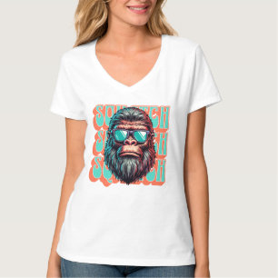 T-shirt Squatch vintage Retro Style Comic Pop Art