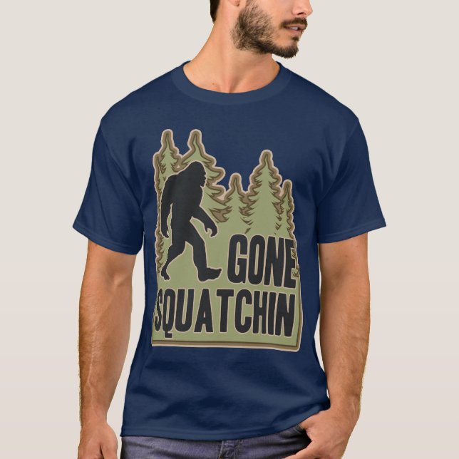 T-shirt Squatchin allé (Devant)