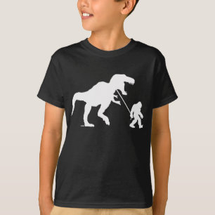 T-shirt Squatchin allé avec T-rex