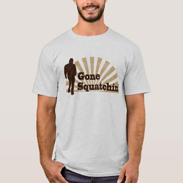 T-shirt Squatchin allé Bigfoot drôle Sasquatch (Devant)
