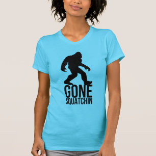 T-shirt Squatchin allé grand par pied