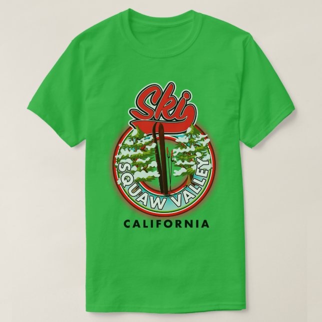 T-shirt Squaw Valley Californie (Design devant)