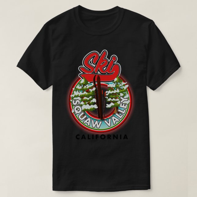 T-shirt Squaw Valley Californie (Design devant)